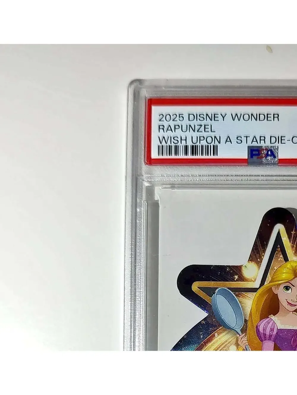 Rapunzel 2025 Topps Chrome Disney #W-16 Wish Upon A Star Die Cut Tangled PSA 9